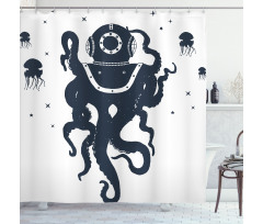 Octopus Costume Shower Curtain