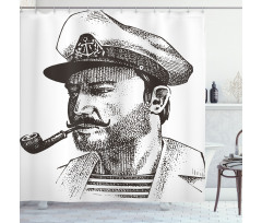 Maritime Boatswain Shower Curtain