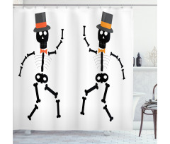 Halloween Fun Hat Shower Curtain