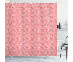 Floral and Romantic Shower Curtain