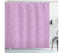 Lavender Butterflies Shower Curtain