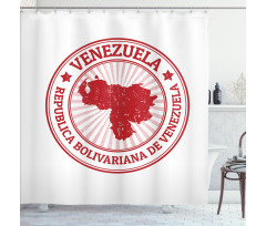 Republica Bolivariana Shower Curtain