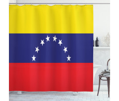 Colorful Country Mapping Shower Curtain