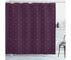 Constellations Cosmos Sky Shower Curtain