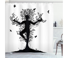 Forest Spirit Art Shower Curtain