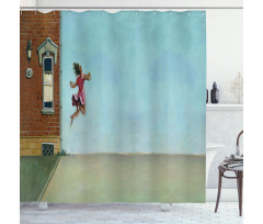 Life Contrast Art Shower Curtain