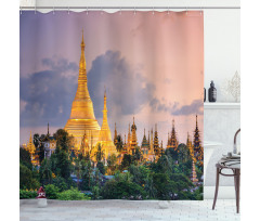 Yangon Myanmar View Shower Curtain