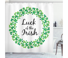 Clover Wreath Shower Curtain