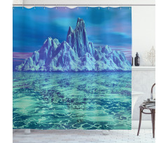 Arctic Landscape Scene Shower Curtain