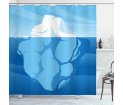 Tip of Frosty Form Showing Shower Curtain