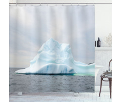 Geographic Rock on Water Shower Curtain