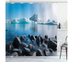 Arctic Environment Scene Shower Curtain