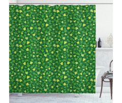 Cartoon Ivy Plants Shower Curtain