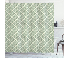 Victorian Damask Art Shower Curtain