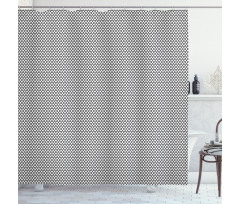 Nostalgic Simple Lattice Shower Curtain