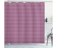 Tones Mesh Motif Shower Curtain