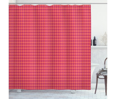 Vivid Lattice Shower Curtain