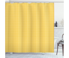 Repeating Eastern Shapes Shower Curtain