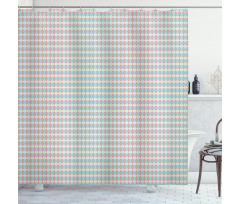 Pastel Mesh Shower Curtain