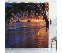 Pacific Sunrise Lanikai Shower Curtain