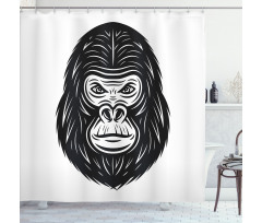 Wild Animal Monotone Style Shower Curtain