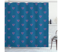 Pattern of Funny Ape Faces Shower Curtain