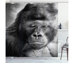 Ape Portrait Photography Shower Curtain