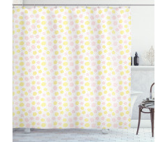 Pastel Tone Blots Shower Curtain