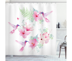 Flowers Wild Nature Shower Curtain