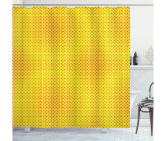 Graphic Halftone Shower Curtain