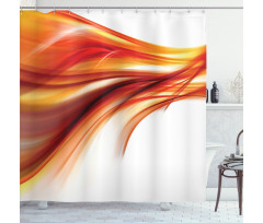 Blurred Smock Art Rays Shower Curtain