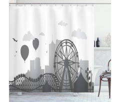 Park Silhouette City Shower Curtain