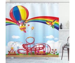 Childish Fun Concept Shower Curtain