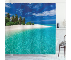 Clear Still Waters Shower Curtain