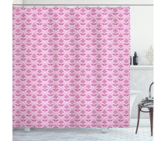 Victorian Monochrome Art Shower Curtain