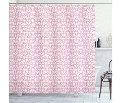 Romantic Abstract Art Shower Curtain