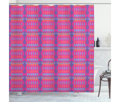 Oval and Diamond Shower Curtain