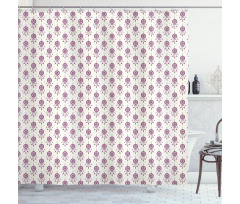 Dreamcatchers Polka Dots Shower Curtain