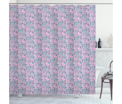 Native Beads and Feathers Shower Curtain