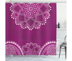 Flourishing Design Shower Curtain