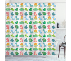 Dinosaur Wild Beast Shower Curtain