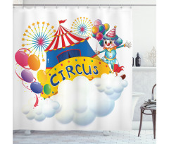 Entertainer Comedian Shower Curtain