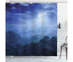 Sri Lanka Rainforest Shower Curtain