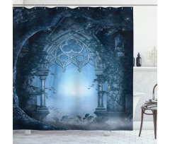 Foggy Palace Shower Curtain