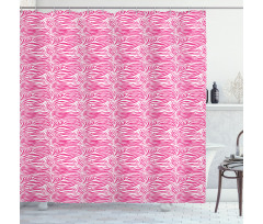 Safari Zebra Stripes Shower Curtain