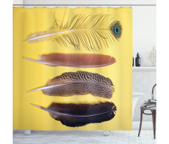 Orient Animal Wing Items Shower Curtain