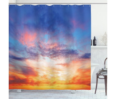 Sunset Cloudscape Sky Shower Curtain