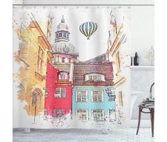 Architecture of Riga Shower Curtain