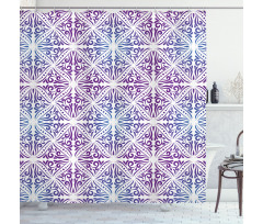 Floral Ornate Flourishes Shower Curtain