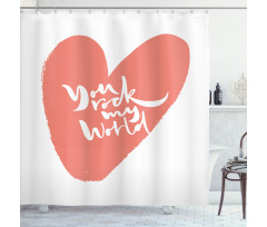 Charcoal Look Sketch Art Shower Curtain